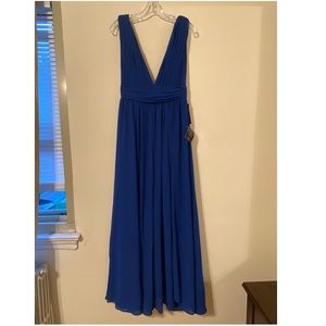 Lulu’s Heavenly Hues Royal Blue Maxi Dress